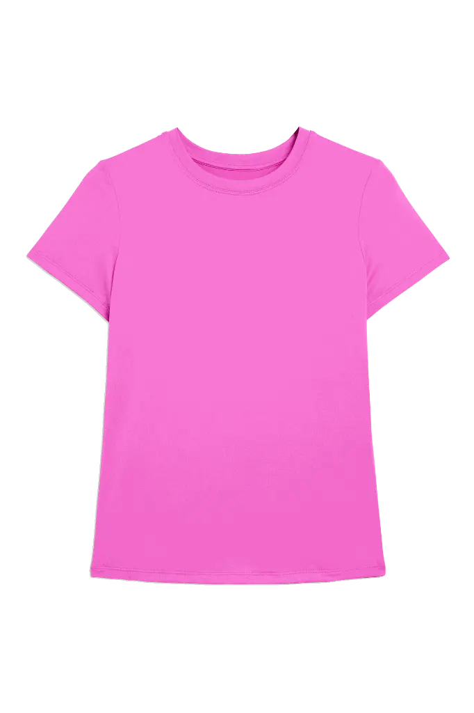 STRONGER-U851_8040-The One T-shirt_Magenta-P01.webp