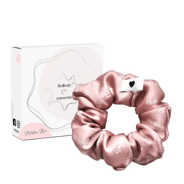 Chouchous en soie rose ) Bellody (1 pièce)