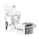 Haarscrunchies grijs - Bellody ( 4 stuks-Urban Gray)