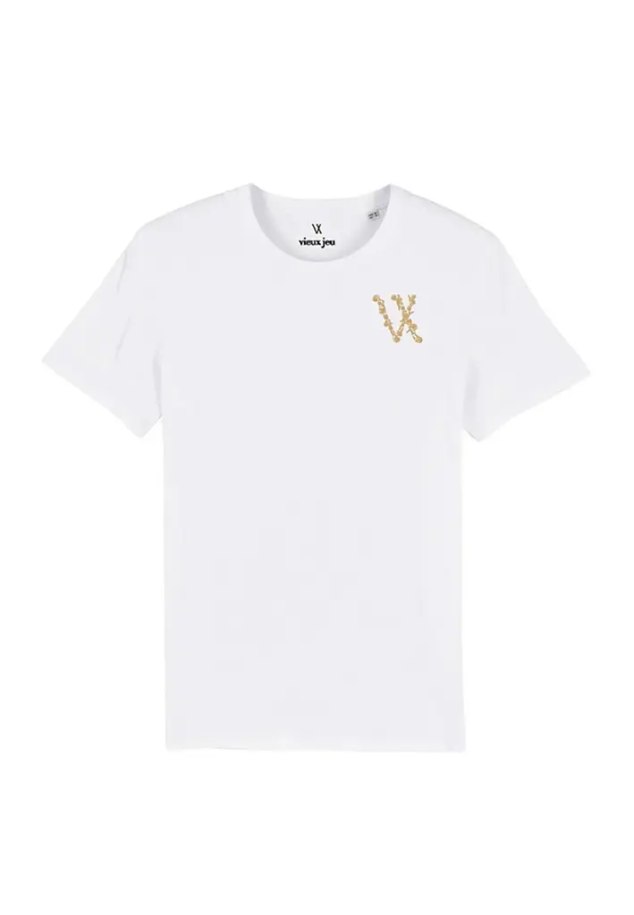 Vieux Jeu Lopa T-shirt White/Gold