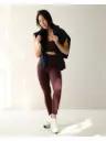 Luna Legging Bourgogne