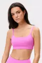 Stronger The One Strap Sports Bra Magenta