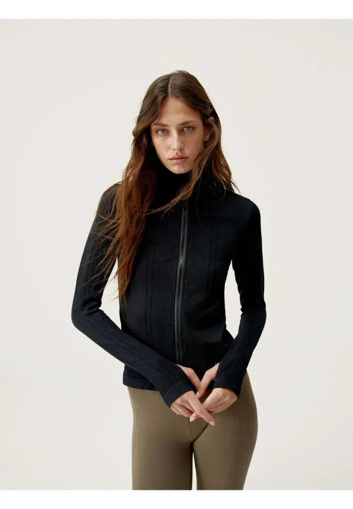 [BLY421-S-ZW] Born Living Yoga Jacket India Black (S)