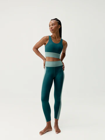 [BLY646-S-GRO] Born Living Yoga Legging Maiko Iceberg Green  (S)