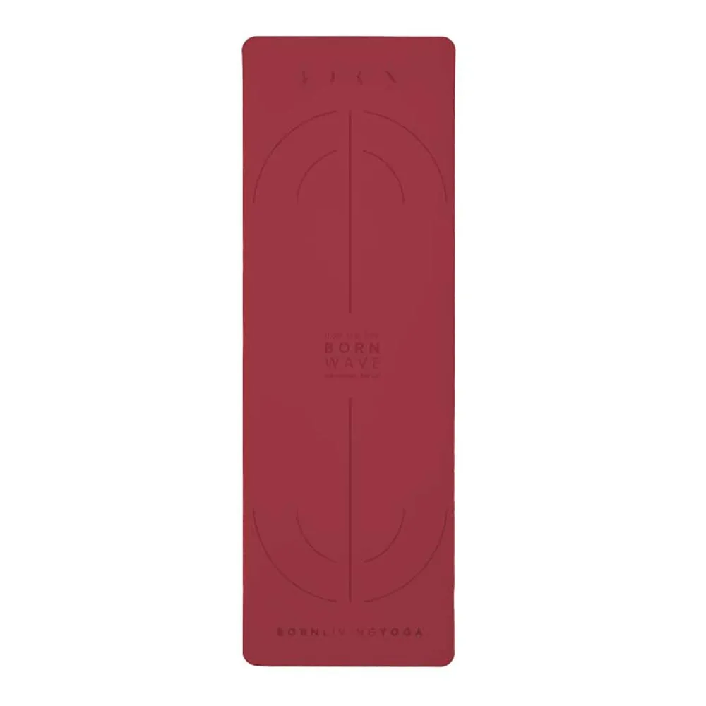 Born Living Yoga Mat 6 mm Dark Cherry