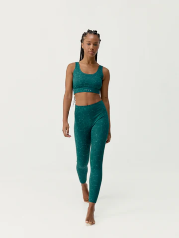 [BLY774-S-GRO] Born Living Yoga Legging Organic Deep Green (S)