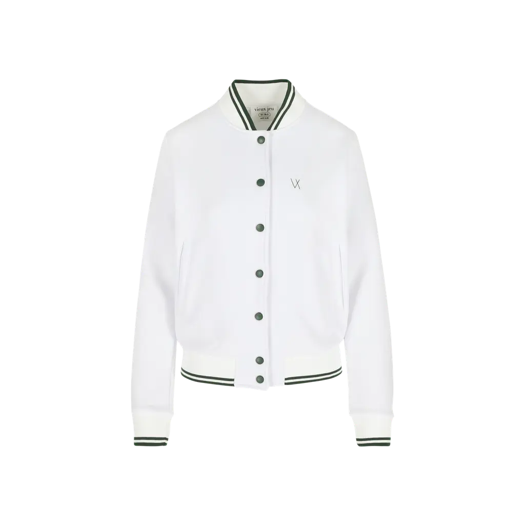 [VIE66-S-WIGR] Vieux Jeu Mona Jacket White - Green (S)