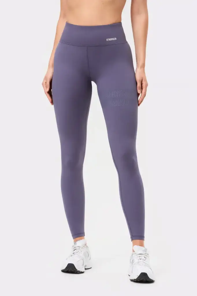 [STR812-S-PAA] Stronger Signature Contouring Legging Graystone (S)
