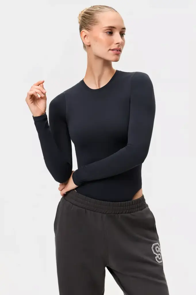 Stronger Soft Bodysuit Black