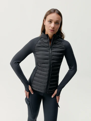 [BLY779-S-ZWA] Born Living Yoga Zuri Jacket Black (S)