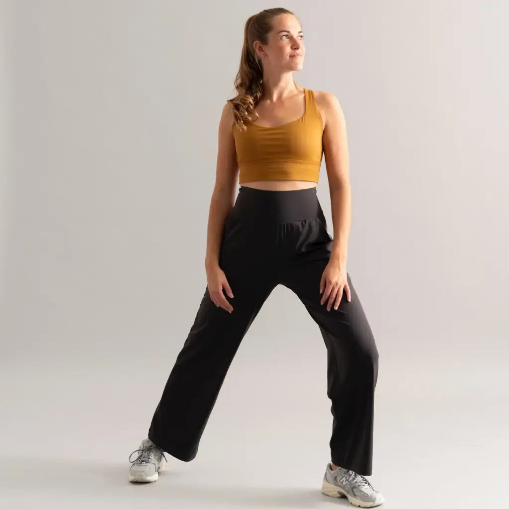 Spica ChillFlow broek met hoge taille antraciet