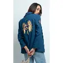 Lady Boss Jeansblazer für Damen
