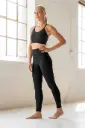Athlecia Nagar Naadloze Legging Met Hoge Taille Zwart