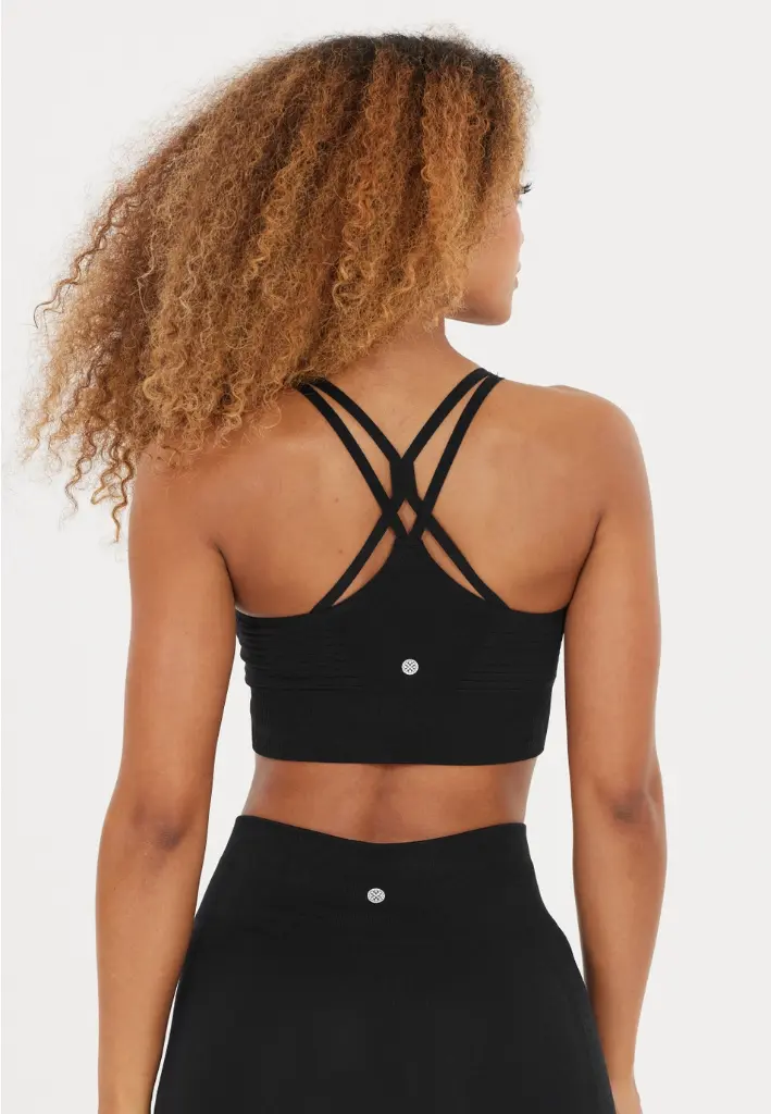 Athlecia Foan Naadloze Comfort Sportbeha Zwart (M/L)