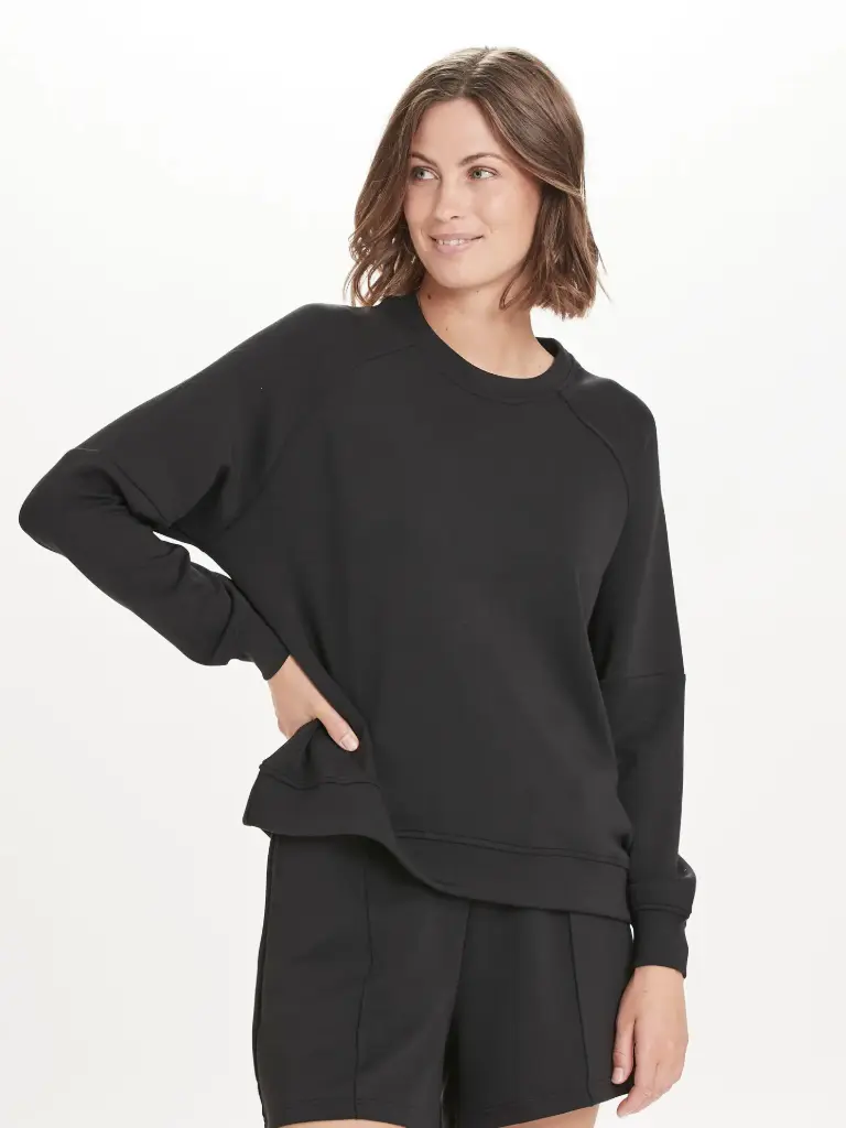 Athlecia Jacey Superzachte Trui Zwart