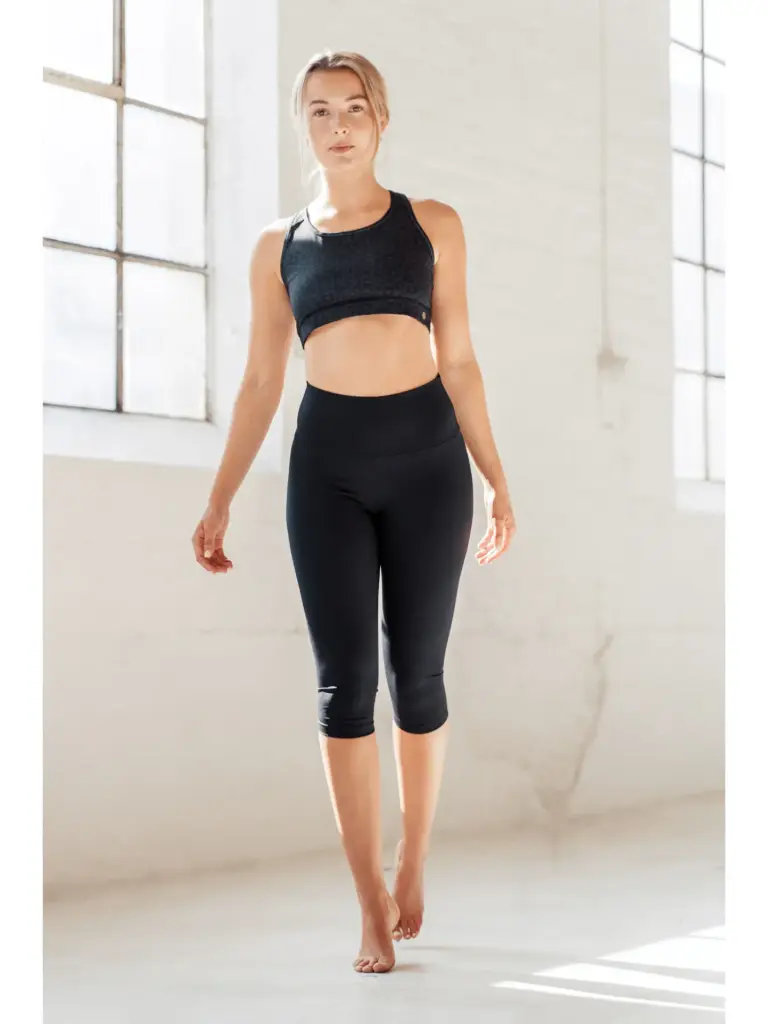 [ATH709-38-ZW] Athlecia Franz 3/4 legging Zwart (38)