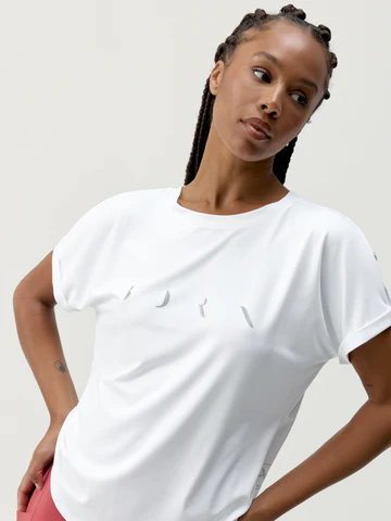 [BLY3-S-WIT] Born Living Yoga Azami T-Shirt White (S)