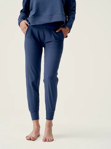 Born Living Yoga Daba Jogger in Sailor Blue