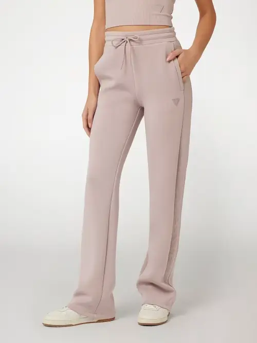 [GUE1-S-LRO] Guess Brenda Scuba Straight Leg Pant Posh Taupe (S)
