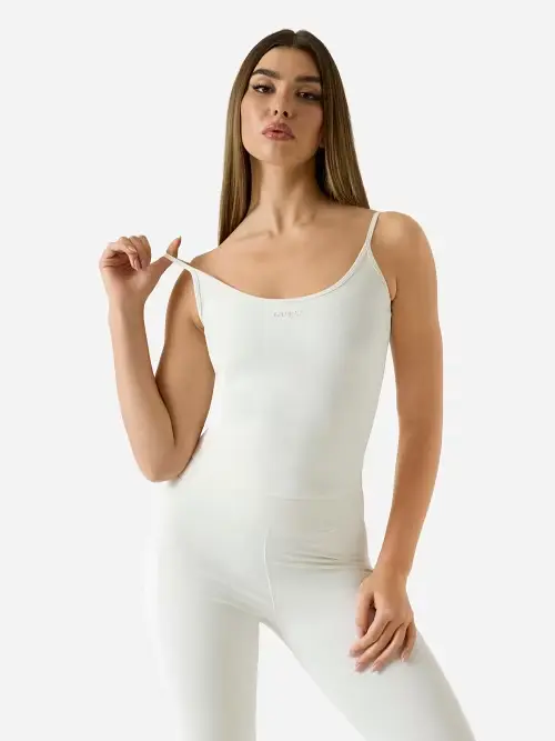 [GUE5-S-WI] Guess Margot Active Top White Glam  (S)