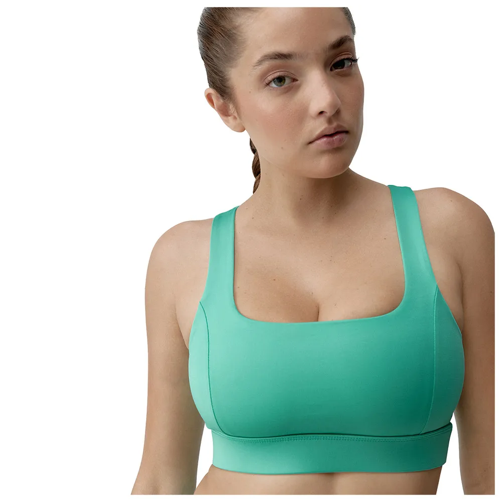 [BLY43-S-GRO] Born Living Yoga Top Padma Miami Green (S)
