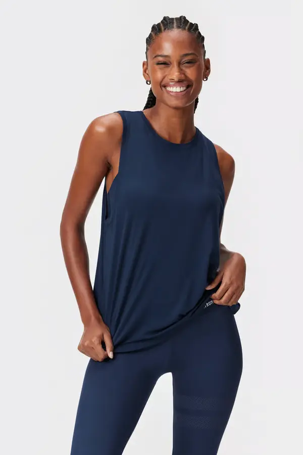 [ST5432-S-DBL] Stronger Relaxed Racerback Navy Blazer (S)