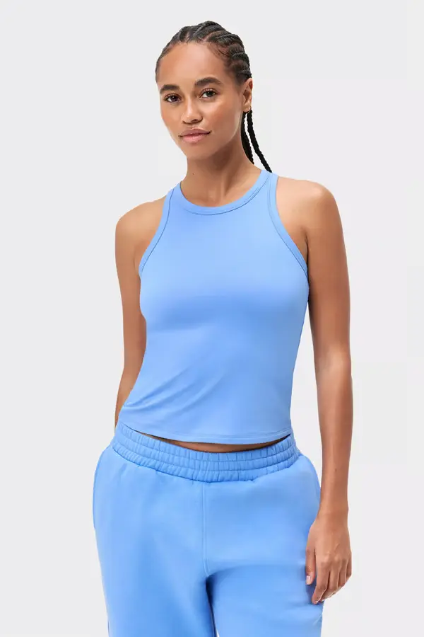 [STR1111-S-LBL] Stronger The One Tank Top Cornflower Blue (S)