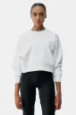 Born living Yoga Sweatshirt Flora Off White
