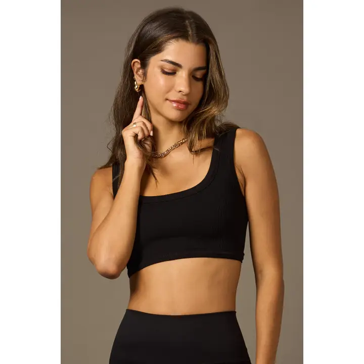 [BA21-XS/S-ZW] Soutien-gorge Sunshine noir (XS/S)