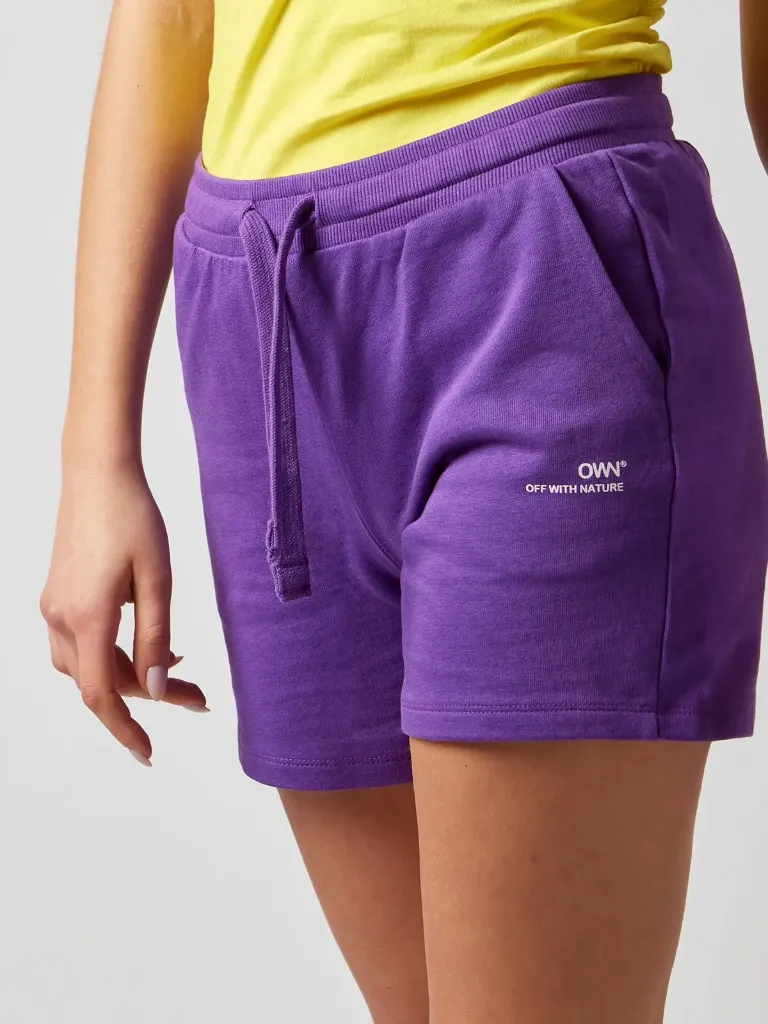 [OWN56-M-PA] Own Off With Nature Korte Broek paars (M)
