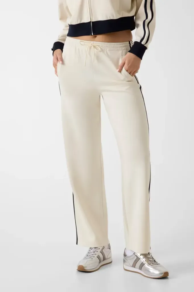 Guess Jogger Ecru Met Zijband