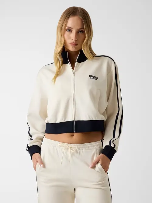 Guess Full Zip Sweatshirt Wit (S)