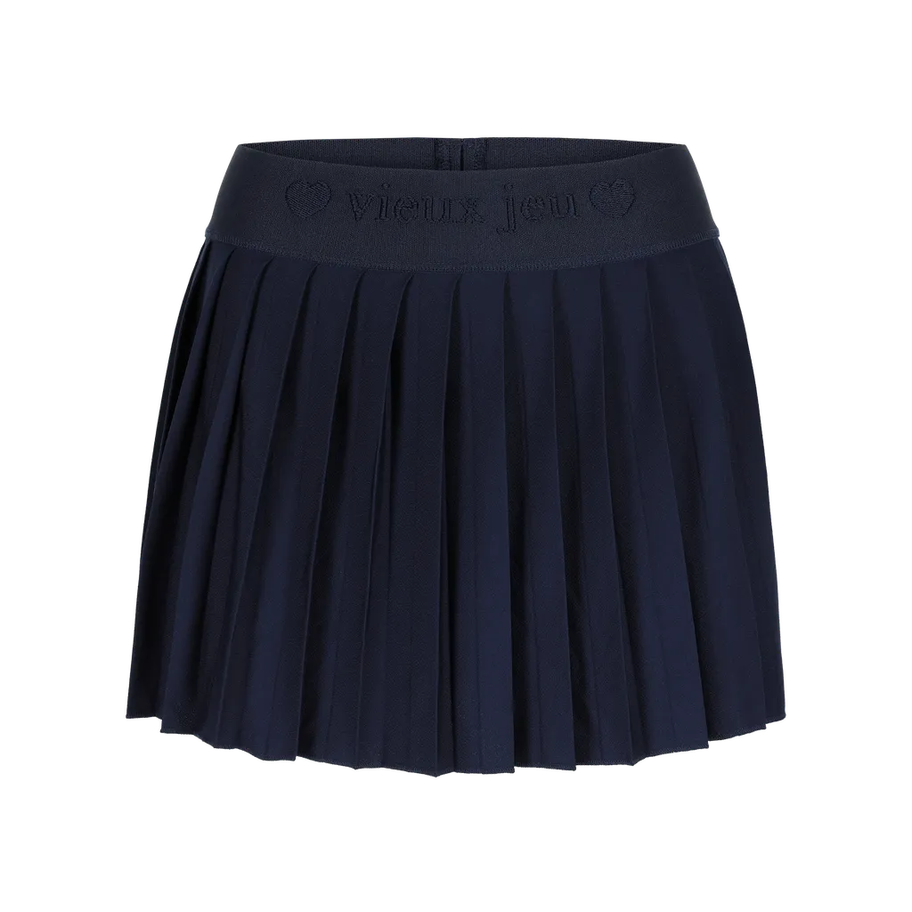 [VIEU665-S-BL] Chantal Skirt Heart (S)