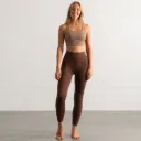 Spica Surya comfort legging in chocoladekleur