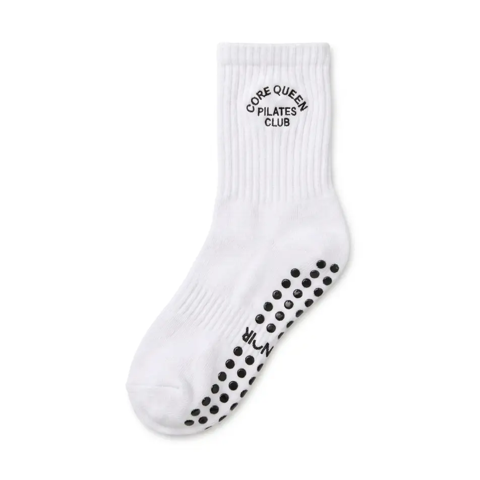 Bazaar Noir Grip Sokken Core Queen - Wit