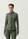 Born Living Yoga Jacket Isla Kaki Leaft