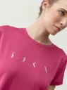 Born Living Yoga T-shirt Azami Ciruela