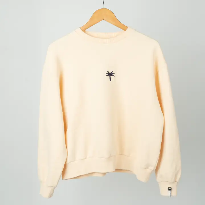 Sweatshirt with palm tree
