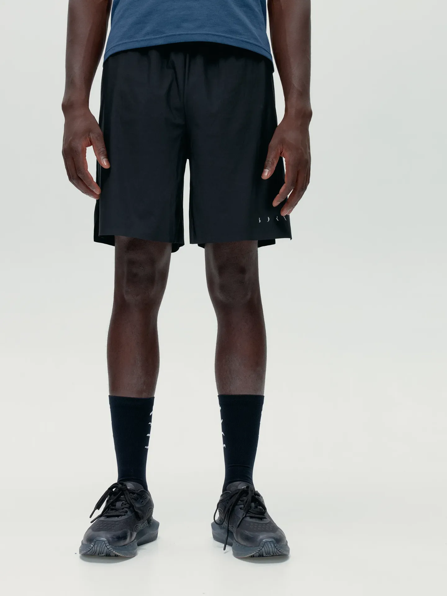 [BLY7-S-BL] Born Living Yoga Short Orinoco Black (S)