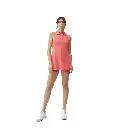 Sunset coral dress retro