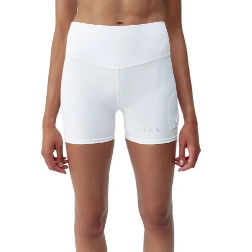[BLY90-S-WI] Born Livng Yoga Short Retro White (S)