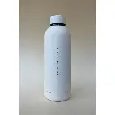 Believe Athletics Water Me Happy Bottle White