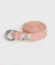 Ceinture de yoga en coton bio – Beige pêche