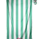 Serviette de plage microfibre XXL - Rayures Vert Menthe