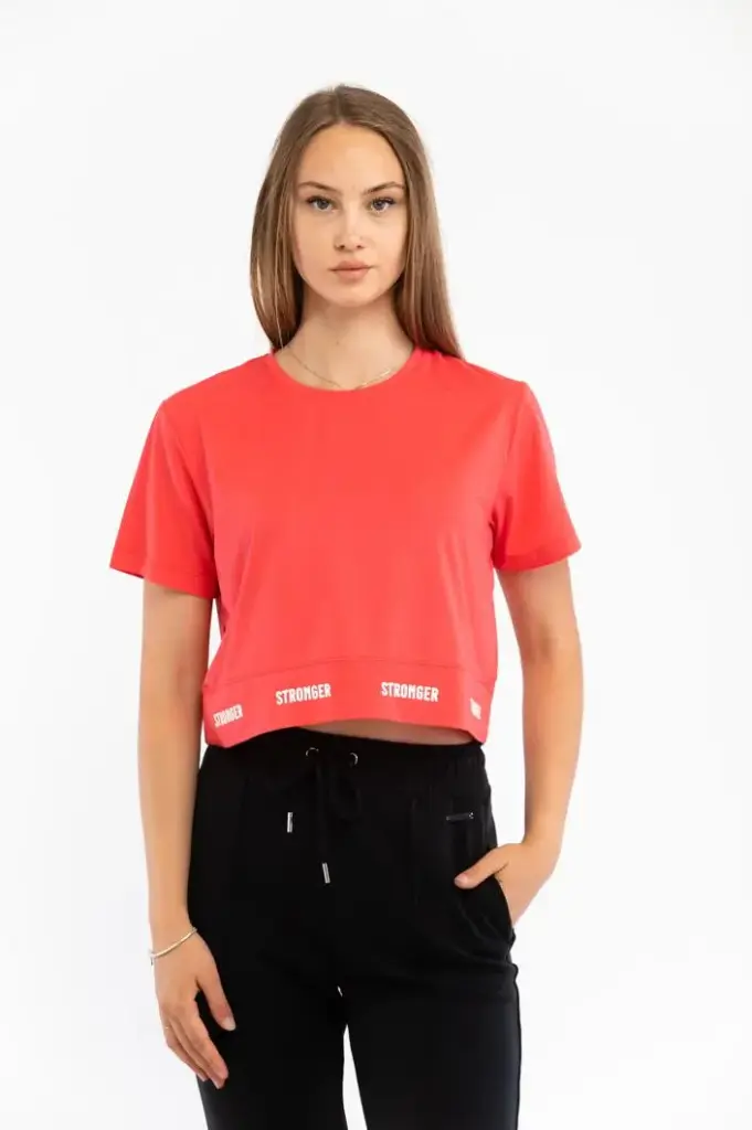 Stronger Epic Cropped T-shirt Oranje