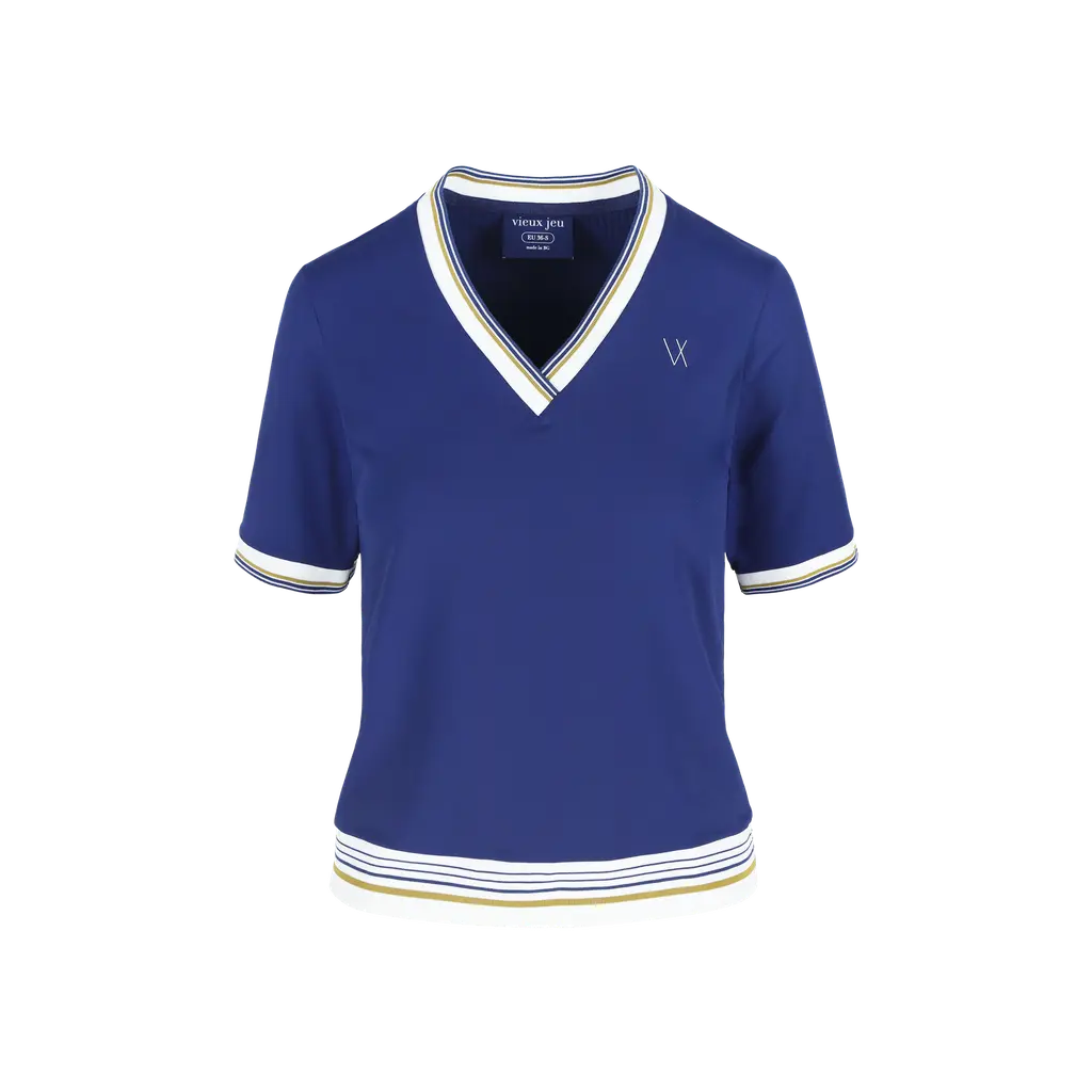 Vieux Jeu Emilie Top Blue