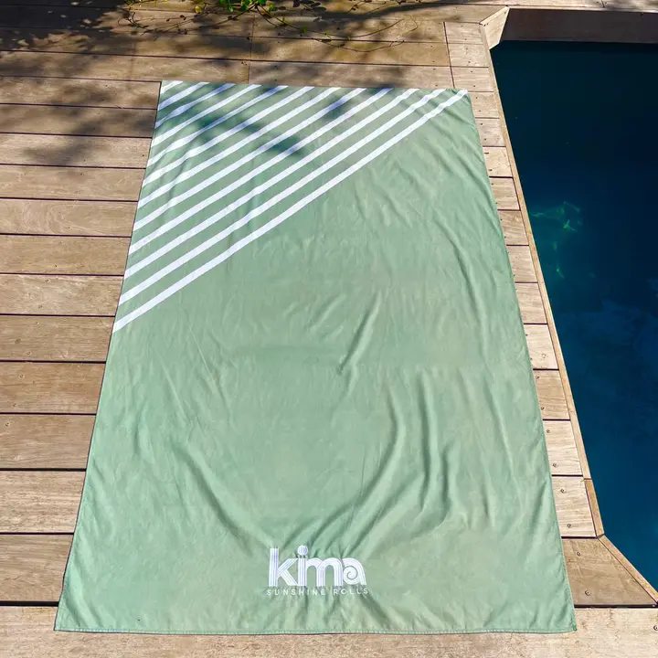 [KI22-1-DNKGRO] XXL microfibre beach towel - Jungle Speed