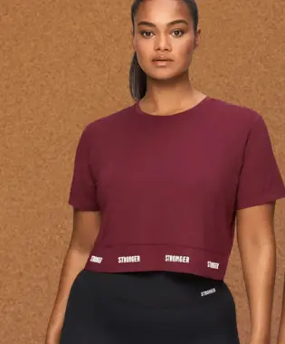 Stronger - epic cropped t-shirt
