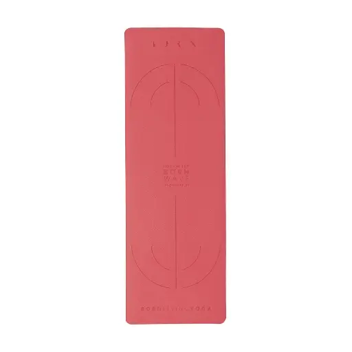 [BLY88-1-CO] Born Living Yoga Mat Wave-6mm Sunset Coral