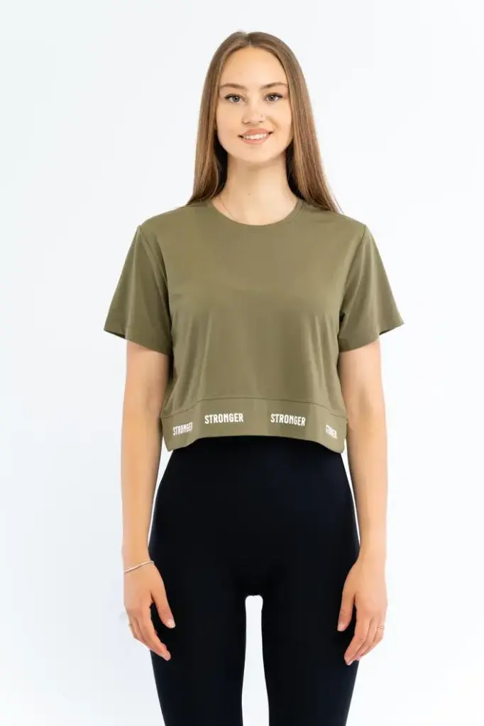 Stronger - Epic Cropped T-shirt 